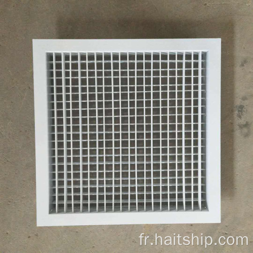 Différents types de grilles de ventilation marine